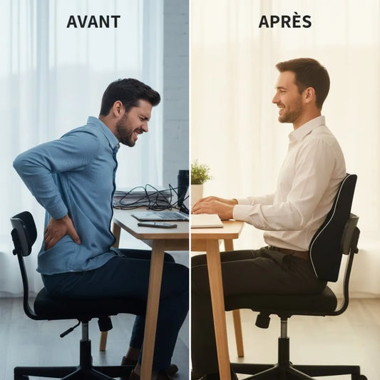 Avant / Après : ce qui change quand on améliore son soutien lombaire.